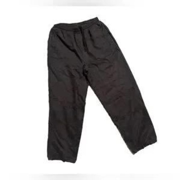 Godbody Mens Black Athletic Skater Pants Elastic Waist Drawstring Casual Size L - Picture 4 of 8